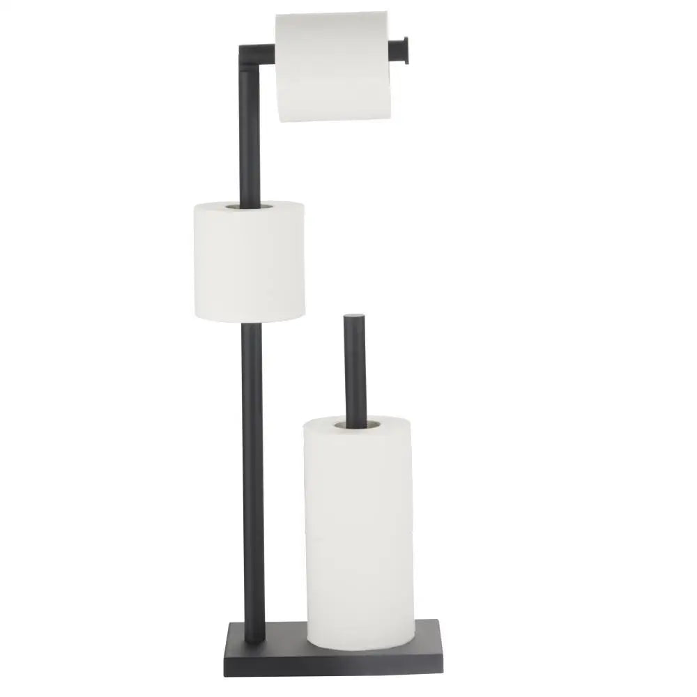 Floor-To-Ceiling Toilet Brush Holder Stainless Steel Toilet