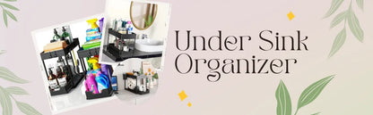 Under Sink Organizers Tier Under Bathroom Cabinet Holder