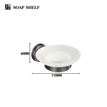 Gray Bathroom Hardware Cup Rack Towel Rack Toilet