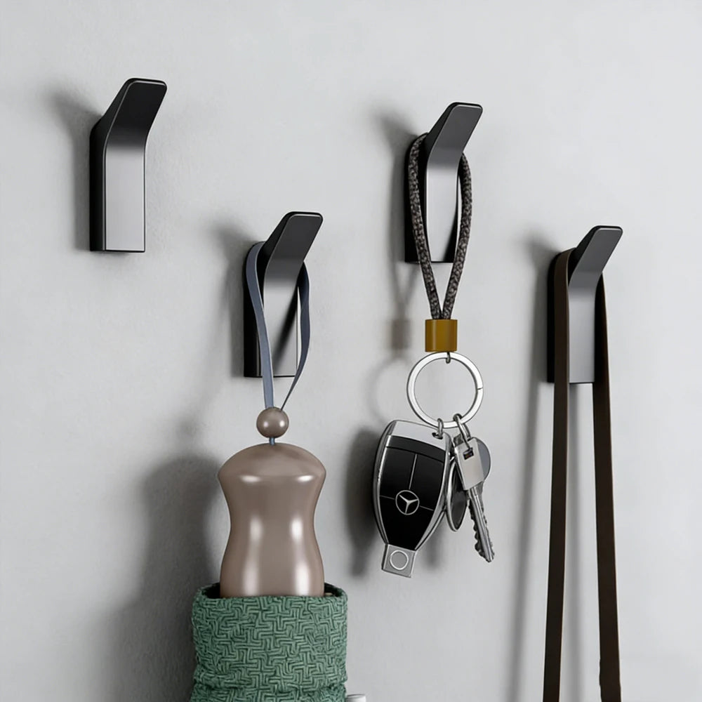 Black Matte Wall Hook Hanging Coat Rack Clothes