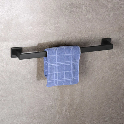 Matte Black Bathroom Hardware 304 Stainless Steel Towel