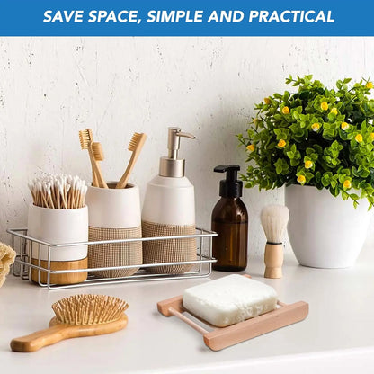 30-150pcs Soap Saver Wood Soap Dish Bulk Hotel