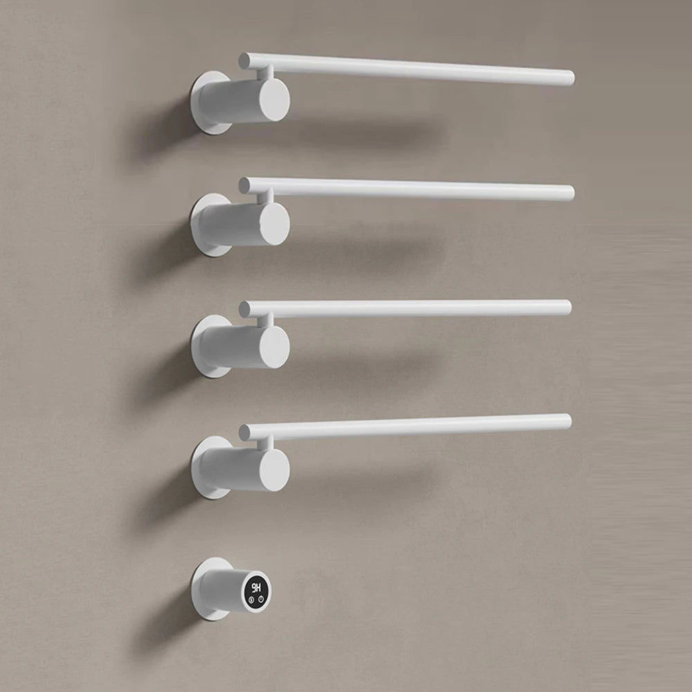 Smart Heated Towel Rack Bathroom Towel Warmer Timer