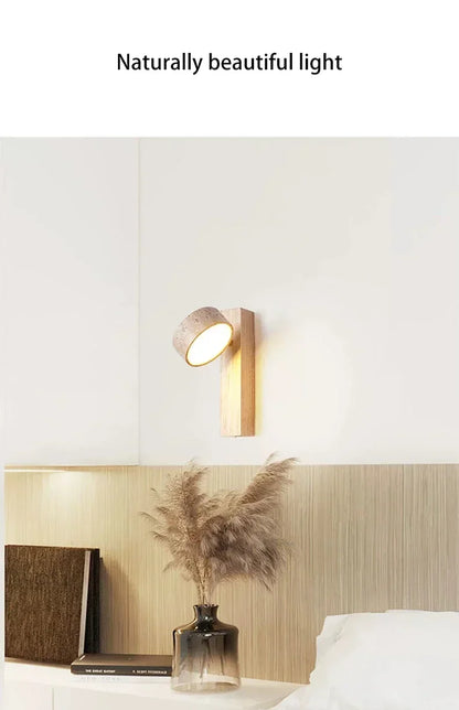 Spanish Natural Limestone Double-Sided Wall Lamp Creative