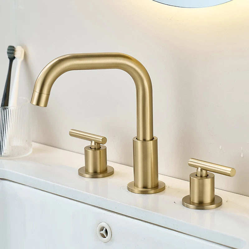 Nordic Style Basin Faucet Holes Bathroom Sink Faucet