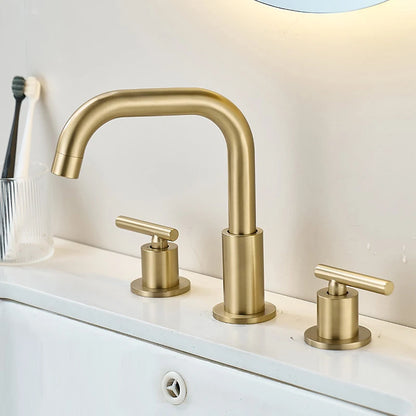 Nordic Style Basin Faucet Holes Bathroom Sink Faucet