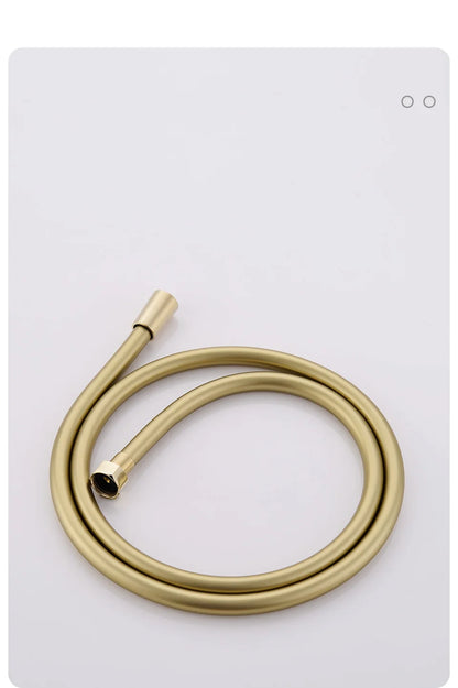 Bathroom Shower System Brushed Gold Cold Faucet Bath