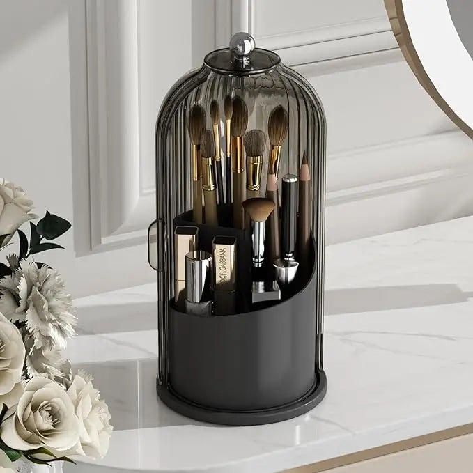 Rotating Dustproof Toothbrush Holder Organizer 360 Swivel