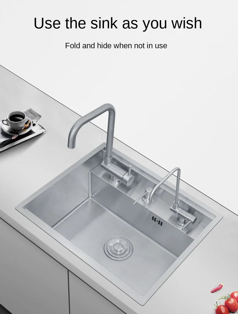 Nano 55 45 23cm Hidden Sink Groove Invisible