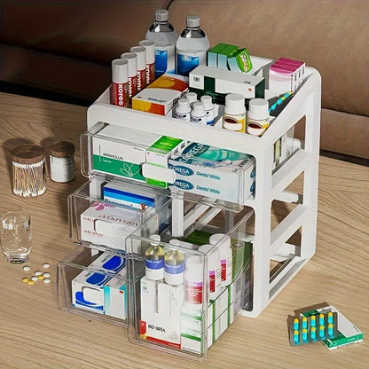 Medicine Cabinet Medicine Manager Drawer Type Large-Capacity