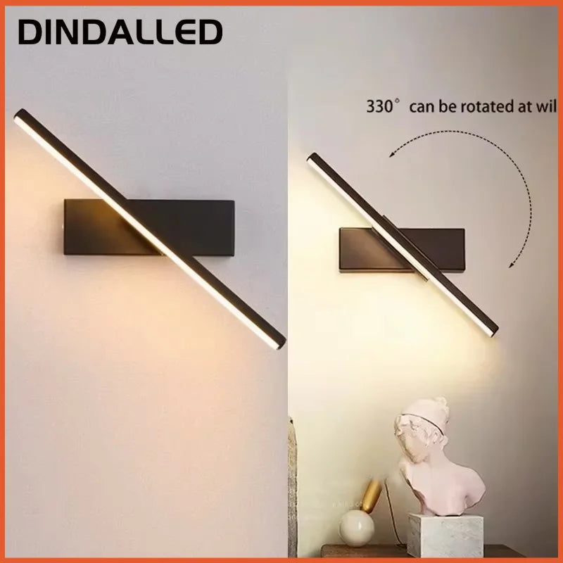 Modern Retractable Led Bathroom Mirror Light Makeup Vanity