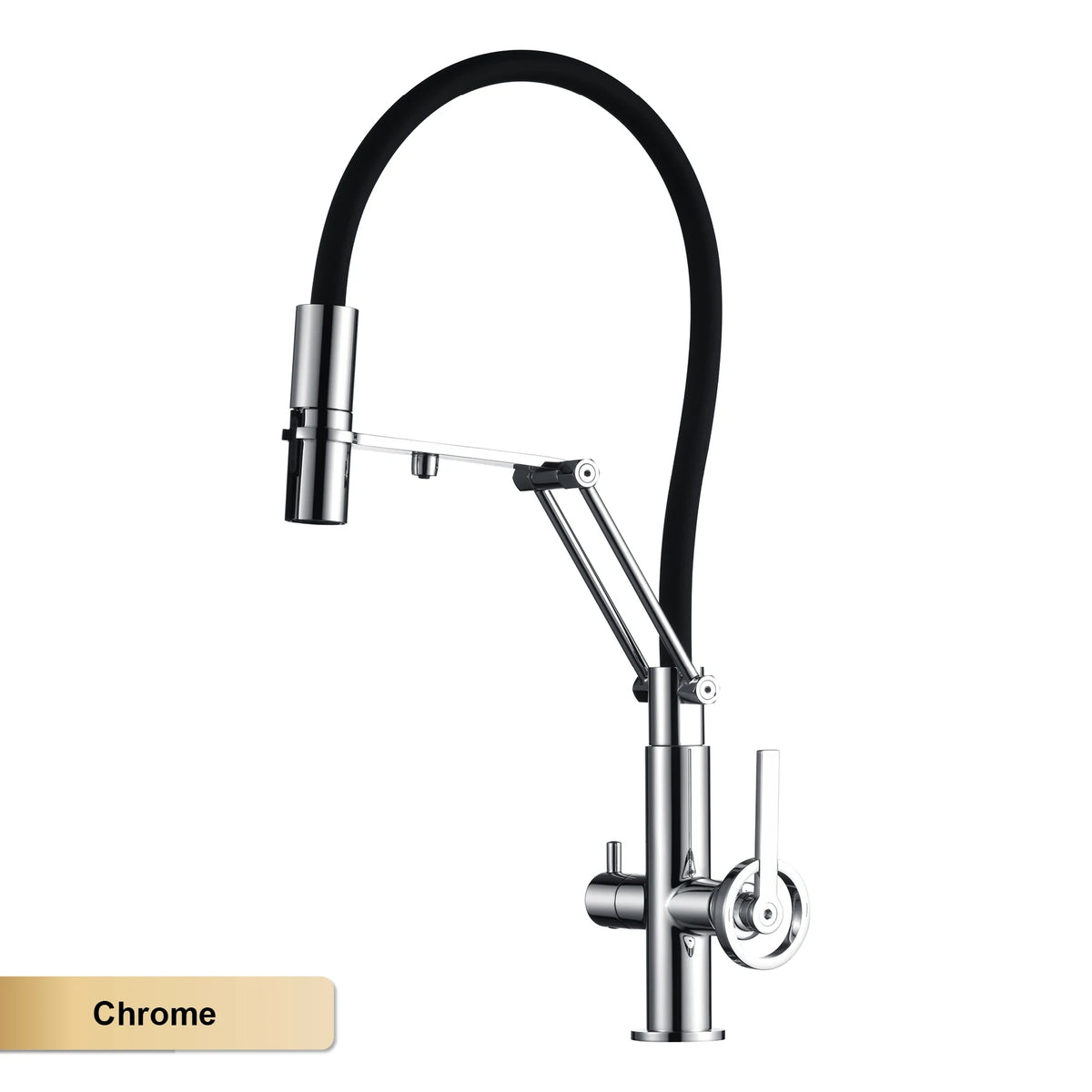 Gun Gray Brass Island Style Faucet Filtered Water