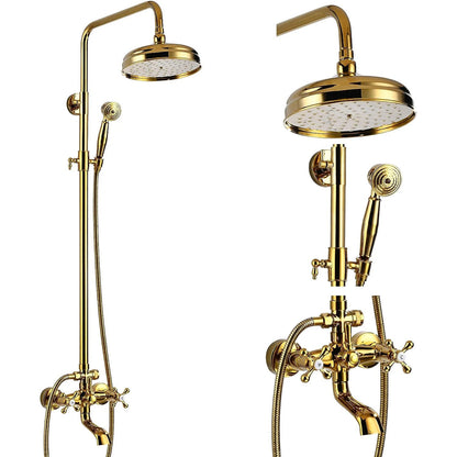 Kemaidi Gold Shower Faucet In Wall Stainless Steel
