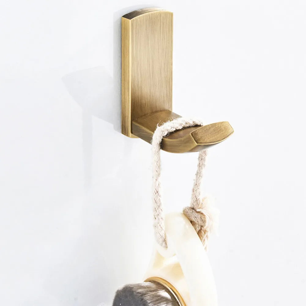 Antique Brass Square Bathroom Bath Hardware Wall Mounted