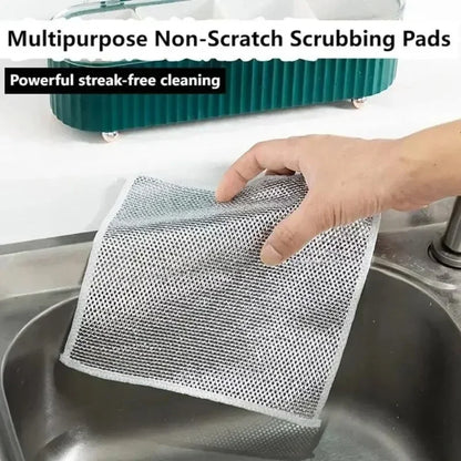 Metal Wire Mesh Cleaning Cloths Universal Sink Faucet
