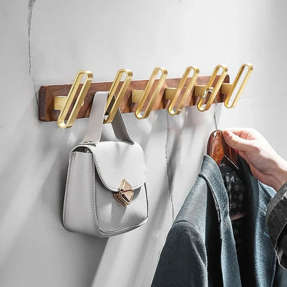 Tuqiu Robe Hook Clothes Hook Towel Hanger Wood