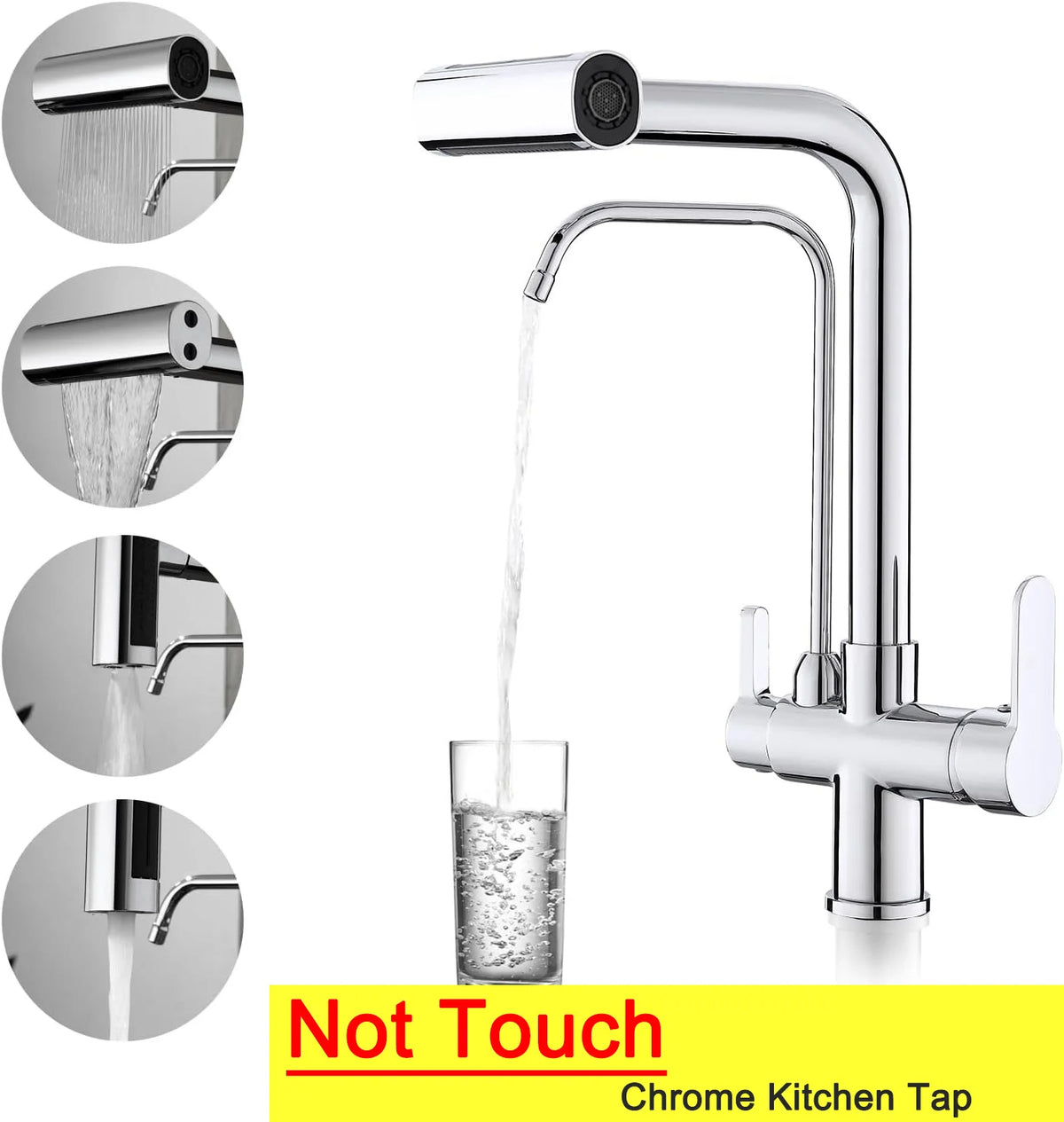Feiyu Touch Filter Sink Faucet Pull Down Cold