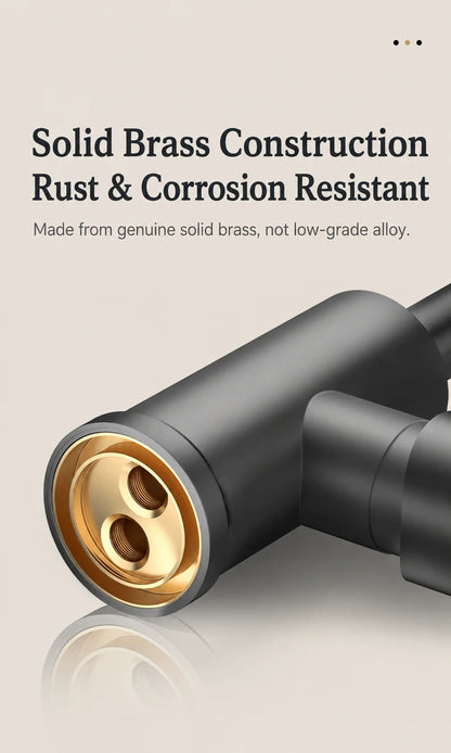 Brass Basin Faucet Gunmetal Gray Bathroom Faucet Cold