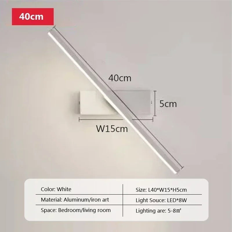Modern Retractable Led Bathroom Mirror Light Makeup Vanity