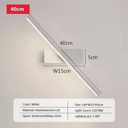 Modern Retractable Led Bathroom Mirror Light Makeup Vanity
