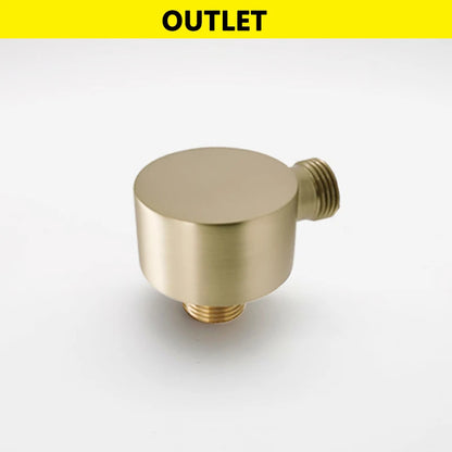 Slide Bar Hand Shower Brushed Matt Gold Functions