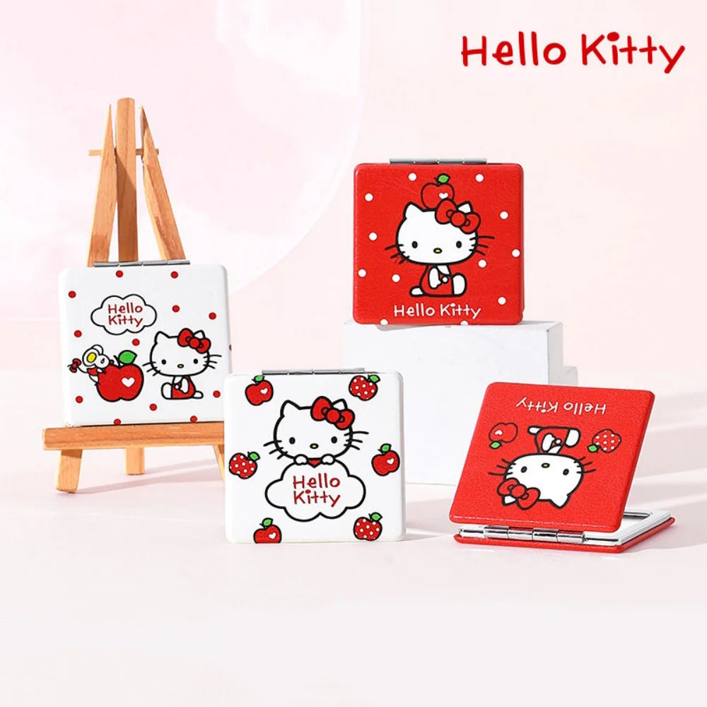 Genuine Hello Kitty Melody Folding Makeup Mirror Cartoon