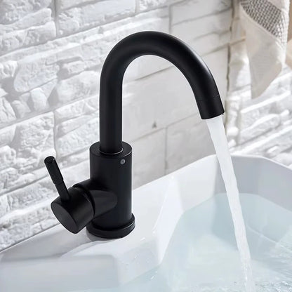 Black Nickel Bathroom Basin Faucet 304 Stainless Steel