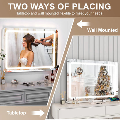80cm Dressing Table Led Hollywood Vanity Mirror Large