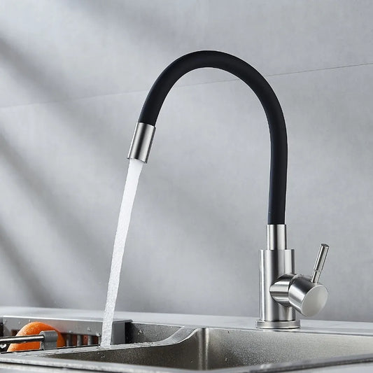 Stainless Steel Faucet 360 Degree Rotating Cold Water
