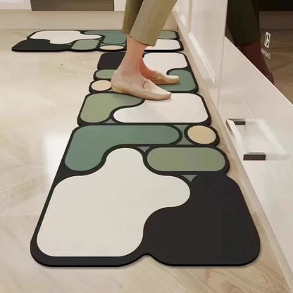 American Floor Mats Pvc Leather Waterproof Doormat Anti-Slip