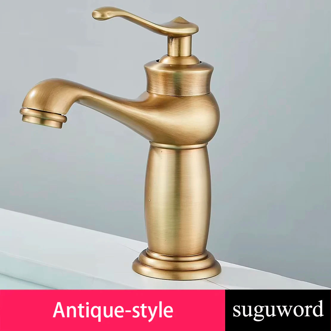 Nordic Lamp Shape Creative Design Bathroom Basin Faucet