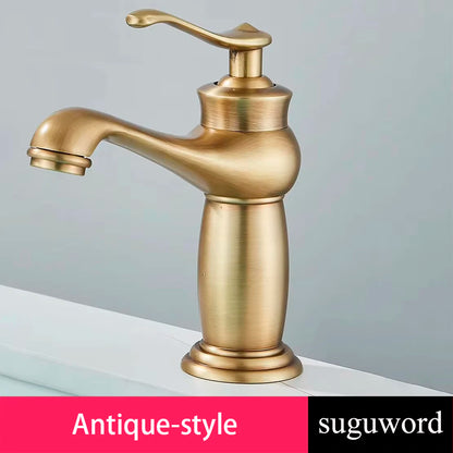 Nordic Lamp Shape Creative Design Bathroom Basin Faucet