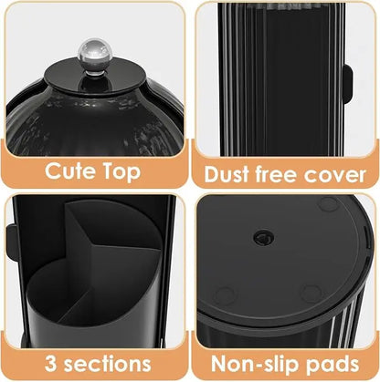 Rotating Dustproof Toothbrush Holder Organizer 360 Swivel