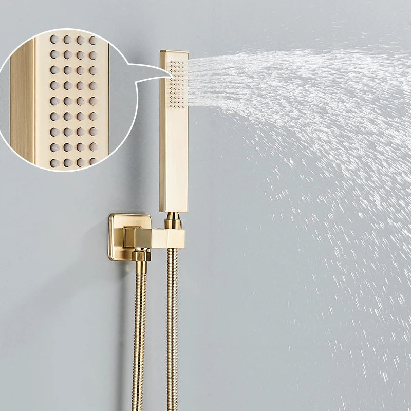 Digital Display Thermostatic Rain Shower System 14 20