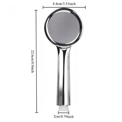 Ultra Thin Pressurized Rain Spray Head Handheld Shower