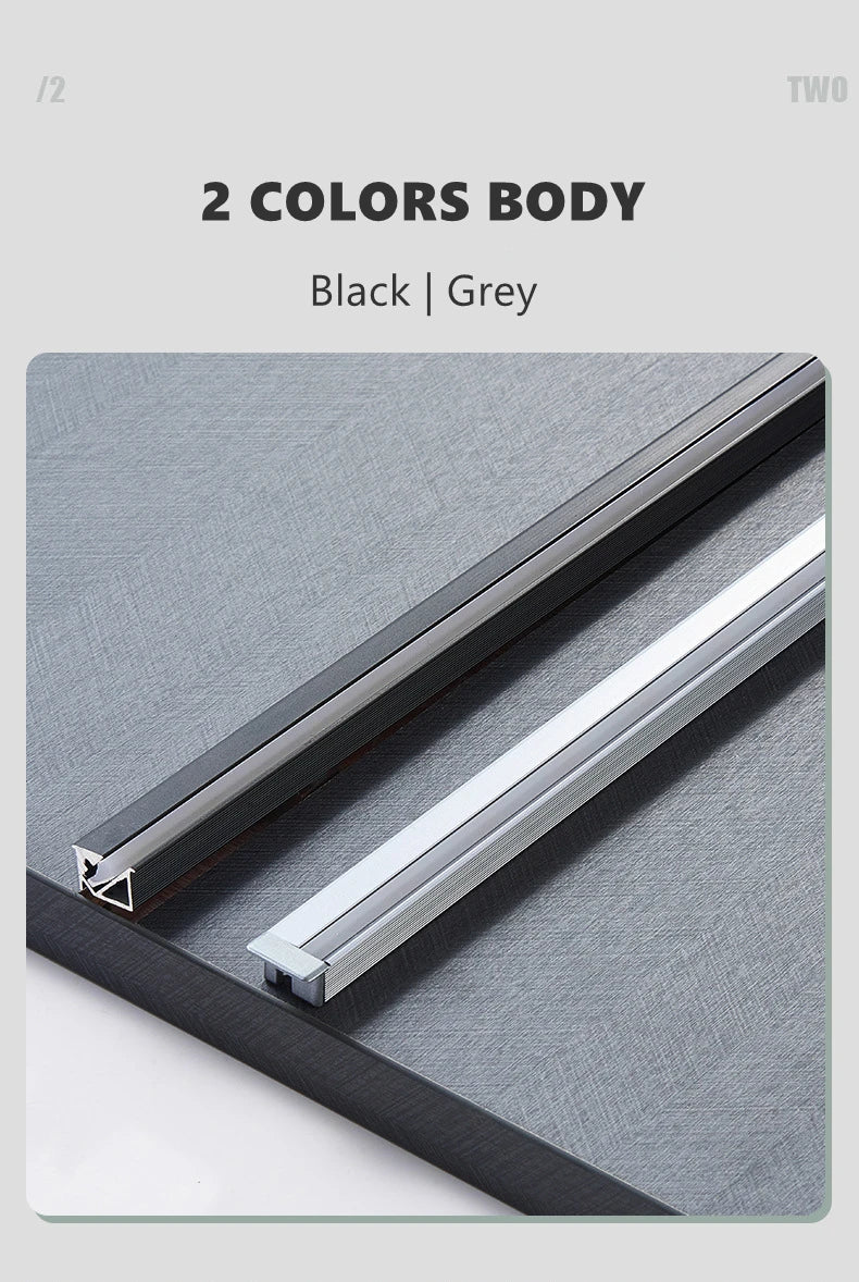 Ultra-Thin Hidden Recessed Cabinet Bar Light 45 Degree