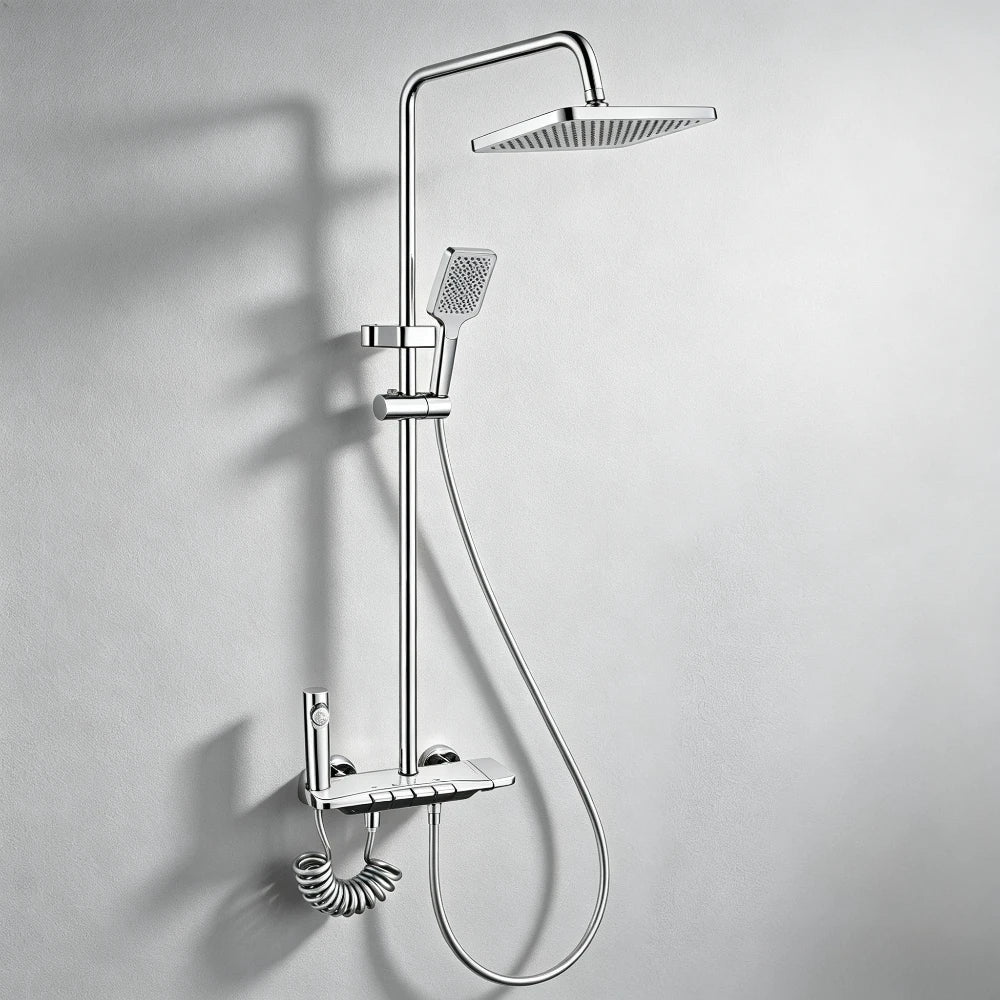 Four Ways Water Outlet Bathroom Shower System Wall