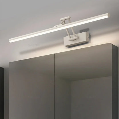 Modern Led Wall Lamp Bathroom Mirror Lamp Retractable