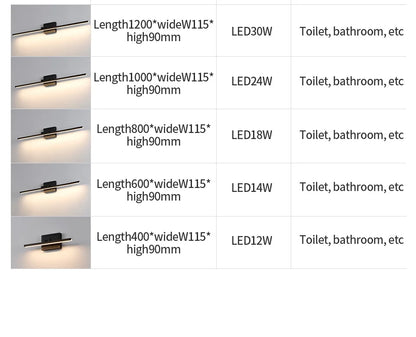 Modern Bathroom Vanity Light Led Dimmable 5cct Bathroom