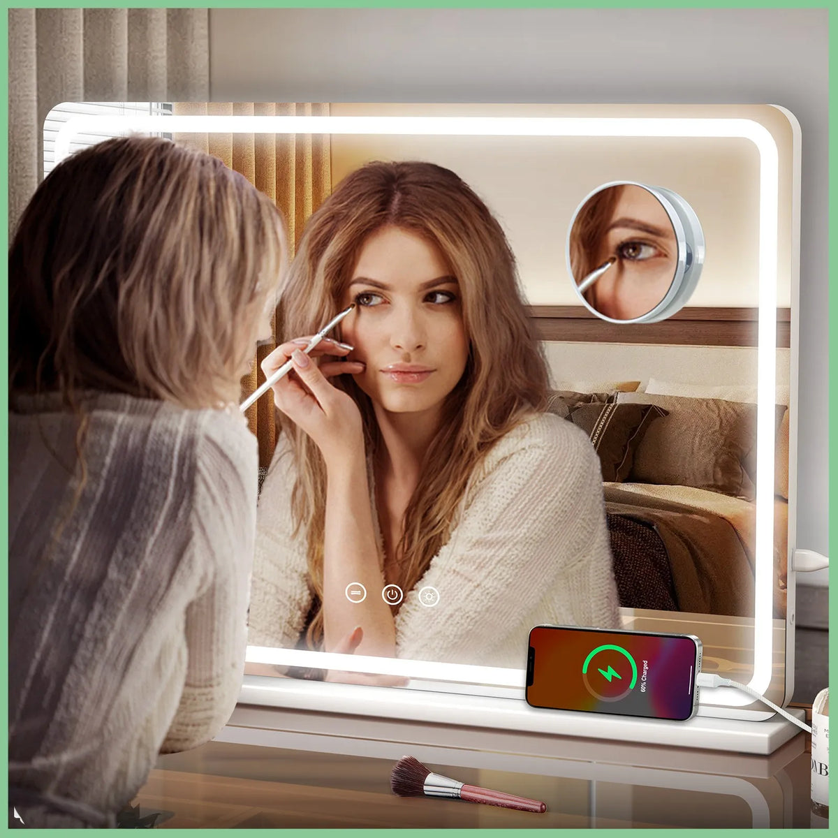 80cm Dressing Table Led Hollywood Vanity Mirror Large