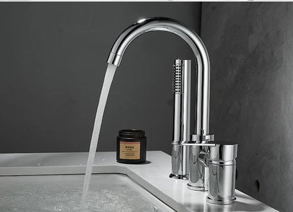 Bathroom Bathtub Shower Faucet Swivel Tub Spout Handhold