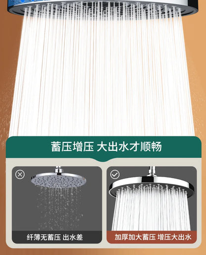 Large Flow Rainfall Shower Head 25cm Top Sprayer