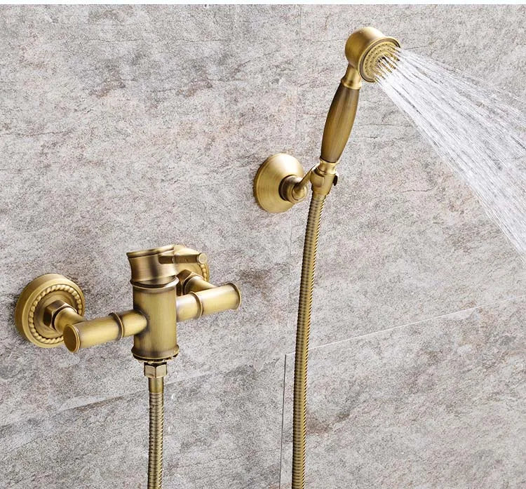Antique Bathroom Shower Faucet Cold Bathtub Mixer Crane