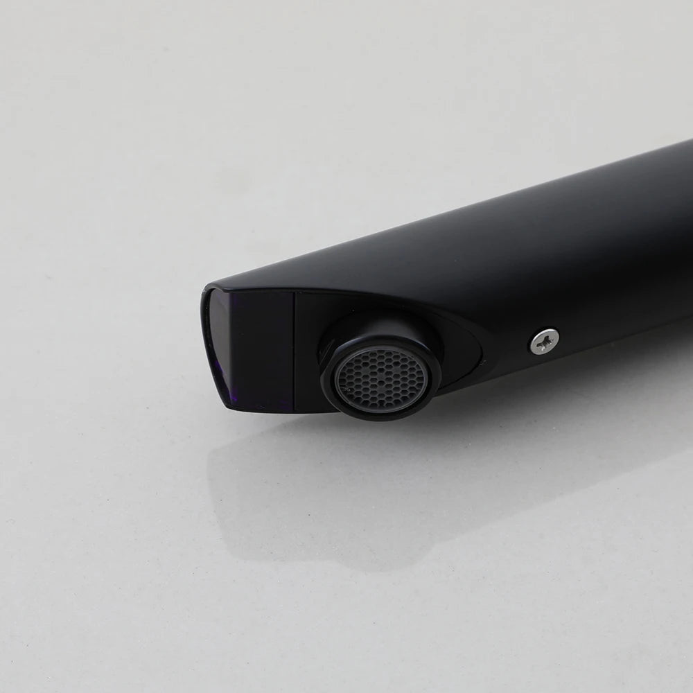 Kemaidi Matte Black Touchless Sensor Bathroom Sink Faucet