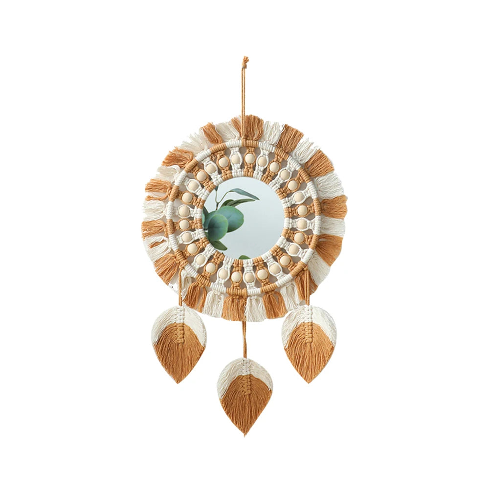 Wall Mirror Macrame Decorative Mirrors Boho Decor Wall