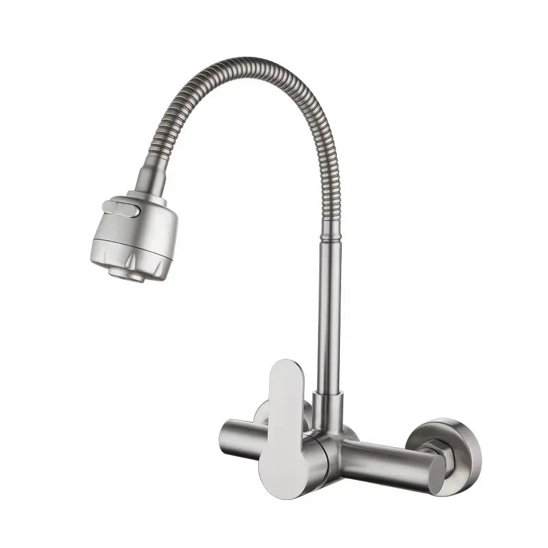 Wall Mounted Faucet Mixer Sink Faucet 360 Degree