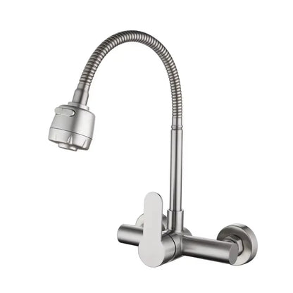 Wall Mounted Faucet Mixer Sink Faucet 360 Degree