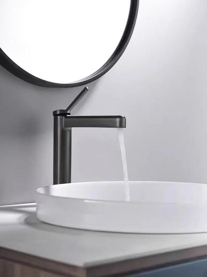 Arrival Gray Black Bathroom Basin Faucet Handle Hole