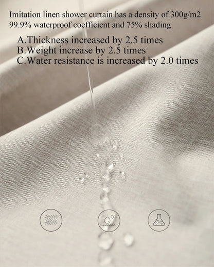 Not In/Elegant Waterproof Shower Curtain Bathroom Quality