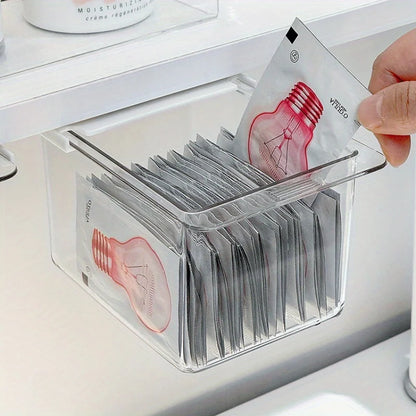 Transparent Bathroom Cotton Stick Makeup Cotton Bathroom Pull-Out